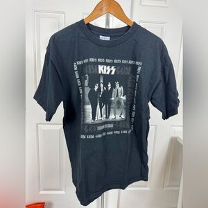 Vintage 2001 Y2K Kiss‎ Dressed To Kill RARE Band T-Shirt Size L Front And Back
